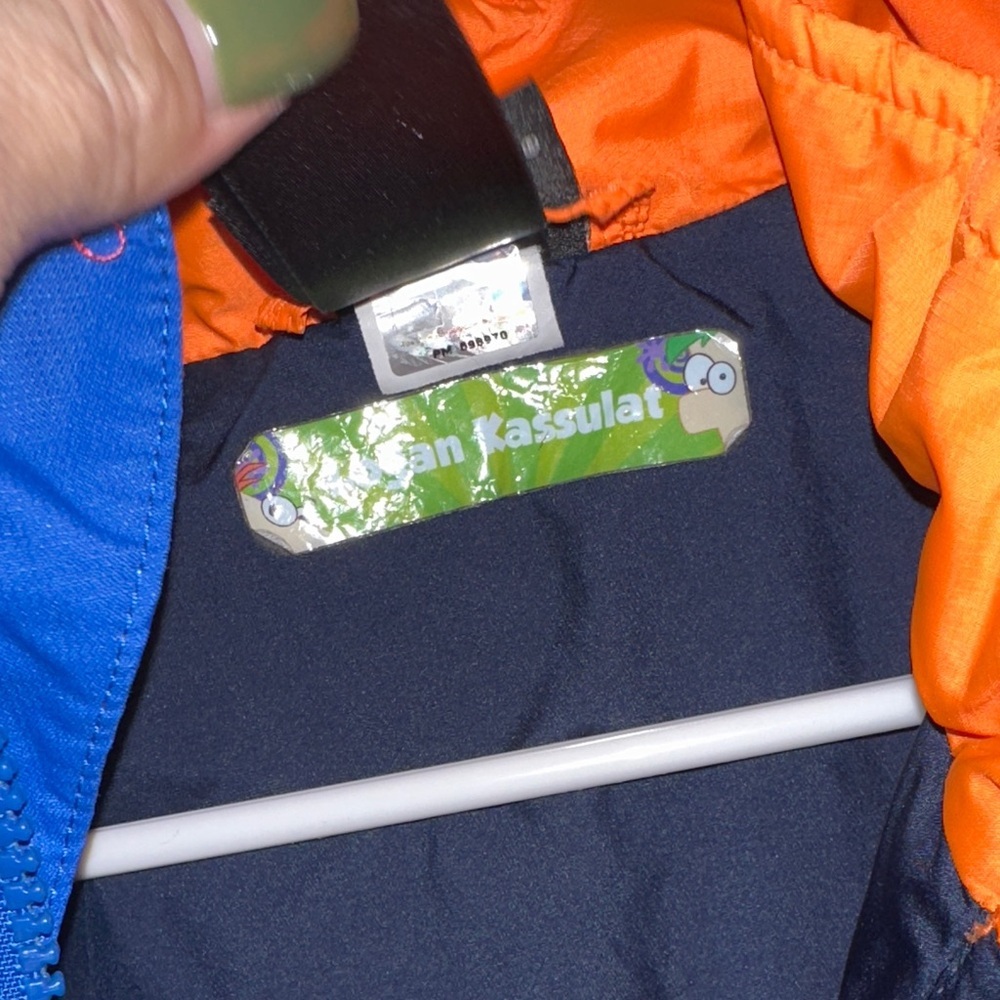 The North Face Vibrant Blue and Orange Kids' 3-1 Jacket - Picture 7 of 7